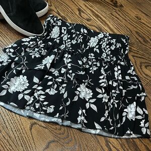 Black & White Altar’d State Tiered Skirt